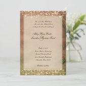 Uitnodiging tot uitzending van Rustic Chic Warm Co (Staand voorkant)