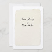 Uitnodiging tot uitzending van Rustic Pen & Ink Sc (Achterkant)