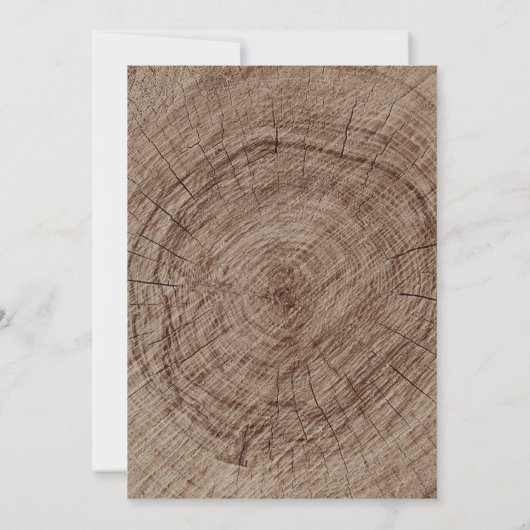 Uitnodiging tot uitzending van Rustige bomen (Achterkant)