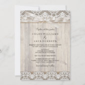 Uitnodiging tot uitzending van  Rustische kant en  (Voorkant)