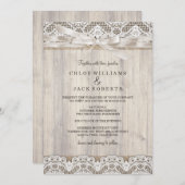 Uitnodiging tot uitzending van  Rustische kant en  (Voorkant / Achterkant)