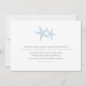 Uitnodiging tot uitzending van Starfish Pair Weddi (Voorkant)