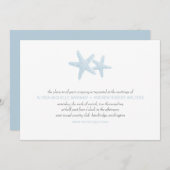 Uitnodiging tot uitzending van Starfish Pair Weddi (Voorkant / Achterkant)