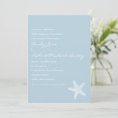 Uitnodiging tot uitzending van Starfish Wedding (Staand voorkant)