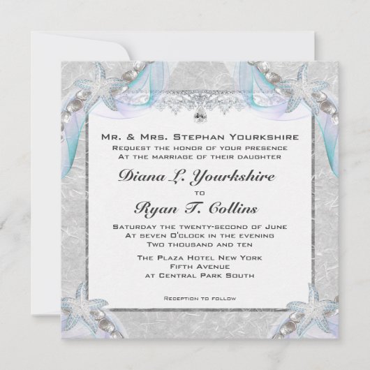 Uitnodiging tot uitzending van Starfish Wedding (Voorkant)