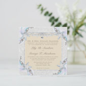 Uitnodiging tot uitzending van Starfish Wedding (Staand voorkant)