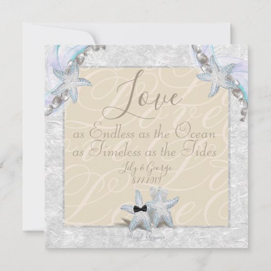 Uitnodiging tot uitzending van Starfish Wedding (Achterkant)