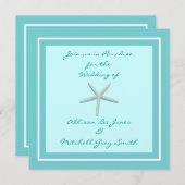 Uitnodiging tot uitzending van Starfish Wedding (Voorkant / Achterkant)