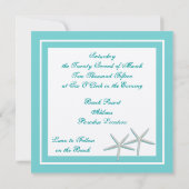 Uitnodiging tot uitzending van Starfish Wedding (Achterkant)