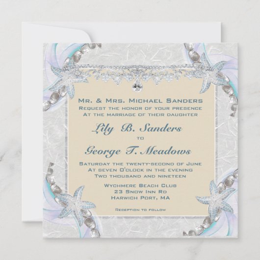 Uitnodiging tot uitzending van Starfish Wedding (Voorkant)