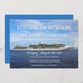 Uitnodiging tot uitzending van tropische strandbru (Voorkant / Achterkant)