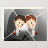 Uitnodiging tot uitzending van twee berichten over (Voorkant / Achterkant)