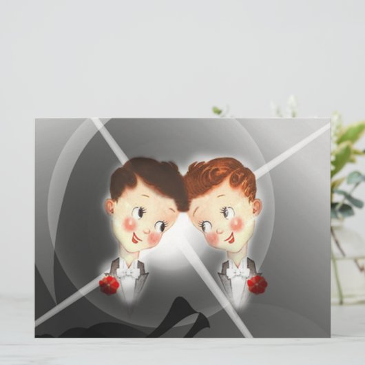 Uitnodiging tot uitzending van twee berichten over (Staand voorkant)