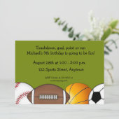 Uitnodiging tot uitzending van zalen (Staand voorkant)