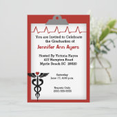 Uitnodiging tot urse Graduation Party (Staand voorkant)