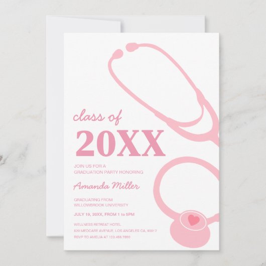 Uitnodiging tot urse Graduation Party (Voorkant)