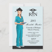 Uitnodiging tot urse Graduation Party (Voorkant)