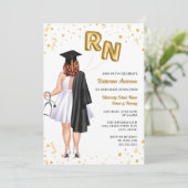 Uitnodiging tot urse Graduation Party (Staand voorkant)