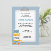 Uitnodiging tot urse Graduation Party (Staand voorkant)