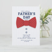 Uitnodiging tot vaderdag Stropdas (Staand voorkant)