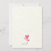 Uitnodiging tot Valentijnsdag-ballonnen (Achterkant)