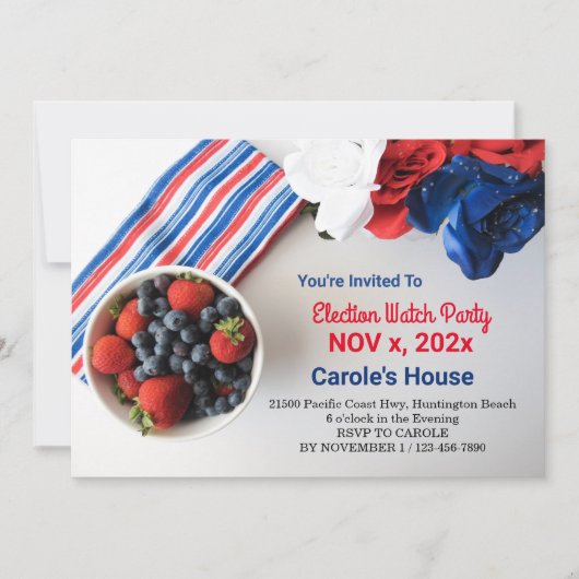 Uitnodiging tot verkiezing nachtwacht (Voorkant)