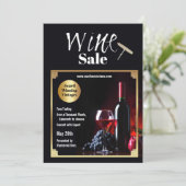 uitnodiging tot verkoop van wijn (Staand voorkant)