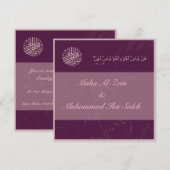 Uitnodiging tot verloving voor de bruiloft van de (Voorkant / Achterkant)