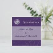 Uitnodiging tot verloving voor de bruiloft van de  (Staand voorkant)