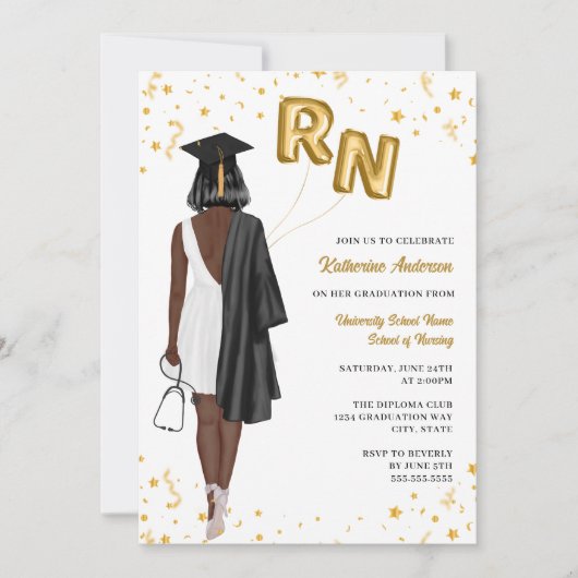 Uitnodiging tot verpleging van een studiecyclus (Voorkant)