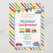 Uitnodiging tot vervoer / Aanwezigheid van treinre (Voorkant / Achterkant)