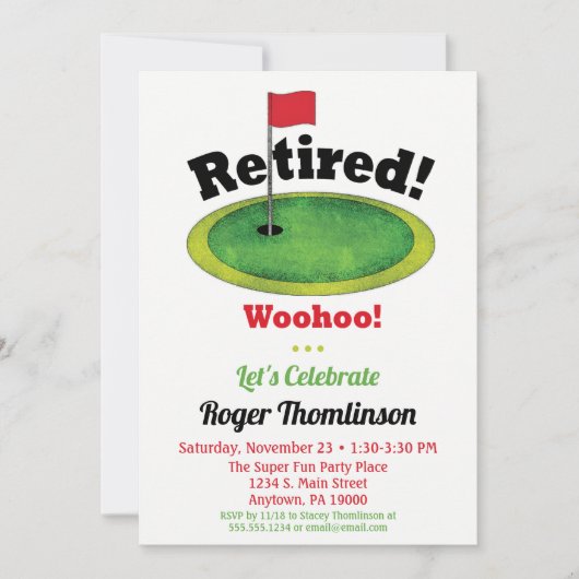 Uitnodiging tot vervroegde pensionering Golf - Gol (Voorkant)