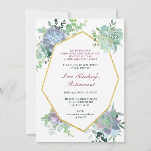 Uitnodiging tot vervroegde uittreding (Voorkant)