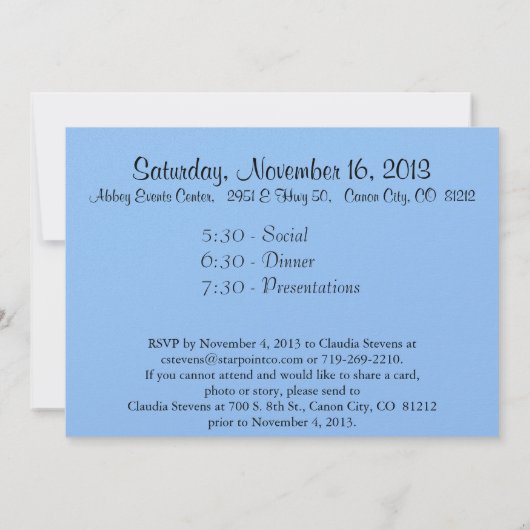 Uitnodiging tot vervroegde uittreding (Achterkant)