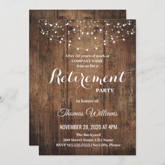 Uitnodiging tot vervroegde uittreding (Voorkant / Achterkant)