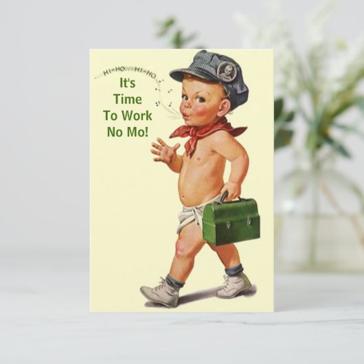 Uitnodiging tot vervroegde uittreding met fun Retr (Staand voorkant)