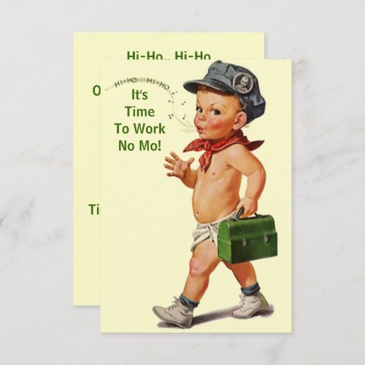 Uitnodiging tot vervroegde uittreding met fun Retr (Voorkant / Achterkant)