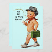 Uitnodiging tot vervroegde uittreding met fun Retr (Voorkant / Achterkant)