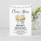 Uitnodiging tot vervroegde uittreding van kaas en (Staand voorkant)