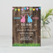 Uitnodiging tot vervroeging van genderonderzoek (Staand voorkant)