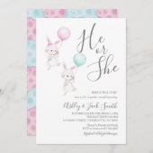 Uitnodiging tot vervroeging van genderonderzoek (Voorkant / Achterkant)