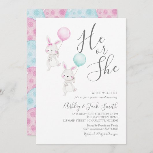 Uitnodiging tot vervroeging van genderonderzoek (Voorkant / Achterkant)