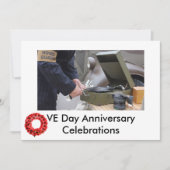 Uitnodiging tot viering van VE Day (Voorkant)