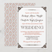 Uitnodiging tot Vintage en Rustic Wedding (Voorkant / Achterkant)