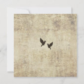 Uitnodiging tot Vintage vogeltrek (Achterkant)