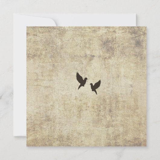 Uitnodiging tot Vintage vogeltrek (Achterkant)