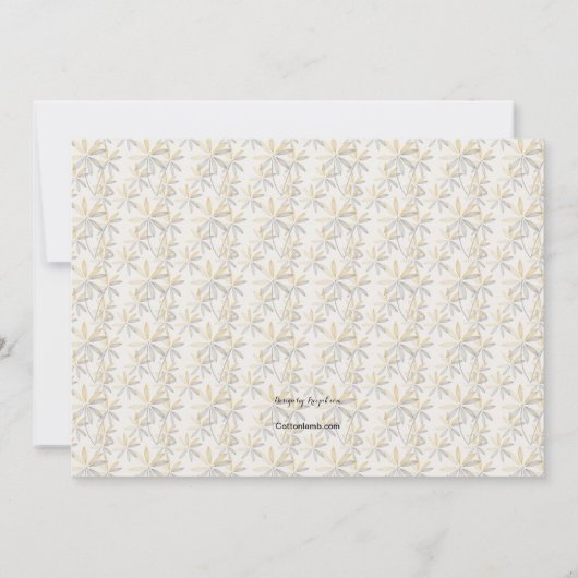 Uitnodiging tot voedsel en Drink (Achterkant)