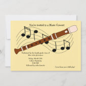 Uitnodiging tot volledige muziekoverweging (Voorkant)