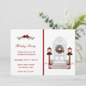 Uitnodiging tot voorafgaande feestdag (Staand voorkant)