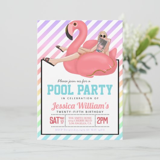 uitnodiging tot vrijdag (Staand voorkant)